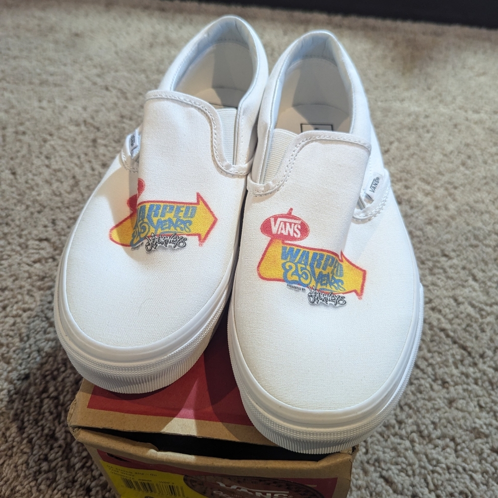 Vans 25th anniversary warped tour shoes